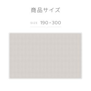 ラグ カーペット 洗える ラグマット 190×...の詳細画像3