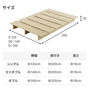 本日P+5% ベッド ローベッド ベッドフレー...の詳細画像2