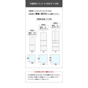 マット 冷蔵庫マット 傷防止マット 70×75...の詳細画像3