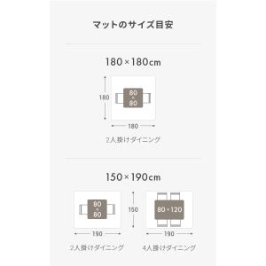 ダイニングマット 透明 撥水 クリア キッチン...の詳細画像2