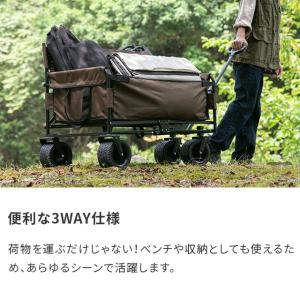 キャリーワゴン 大容量 ベンチワゴン アウトド...の詳細画像5