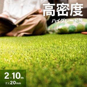 人工芝 2m×10m 高密度タイプ 芝丈20mm...の商品画像