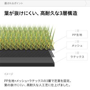 人工芝 2m×10m ロール U字ピン46本付...の詳細画像3