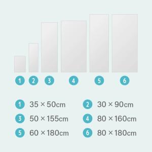 割れない鏡 割れない フィルムミラー 80×1...の詳細画像2