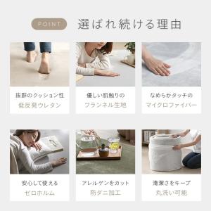 低反発ラグ 200×140 プレミアムタイプ ...の詳細画像2