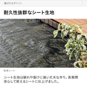 防草シート ピン 幅1m×10m 雑草防止 除...の詳細画像2