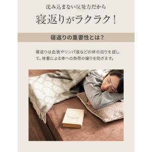 マットレス クイーン 折りたたみ 三つ折り 高...の詳細画像5
