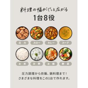 電気圧力鍋 4L 圧力鍋 自動調理器 電気調理...の詳細画像3