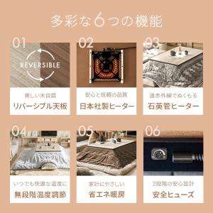 本日P+5% こたつ こたつテーブル 長方形 ...の詳細画像1