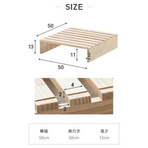 パレットベッド すのこベッド 12枚セット ダ...の詳細画像2