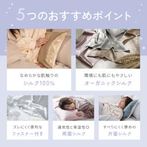 シルク 枕カバー シルク枕カバー ファスナー ...の詳細画像2