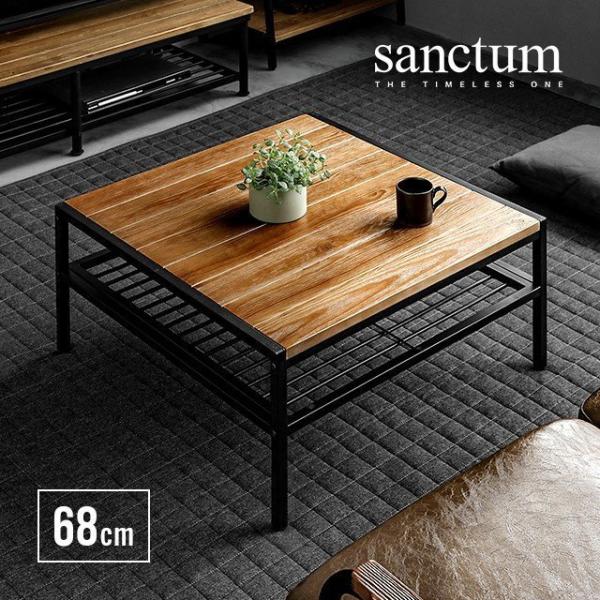 センターテーブル 正方形 68cm おしゃれ テーブル ローテーブル リビングテーブル コーヒーテー...