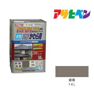 水性高級かわら用14L 銀黒 水性塗料、塗装、ペンキ、瓦用｜dondon-a