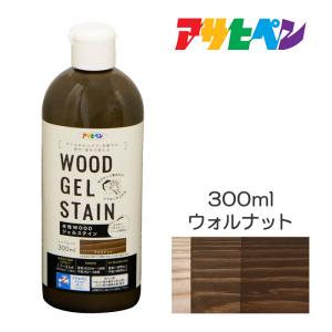 アサヒペン 水性WOODジェルステイン 300ml マホガニー 水性塗料 木部