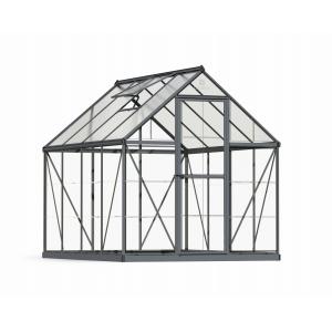 グリーンハウス ハイブリッド 6×8フィート（W185cm×D247cm） 温室 おしゃれ 冬越し 塊根植物 コーデックス ※北海道 沖縄 離島は別途送料