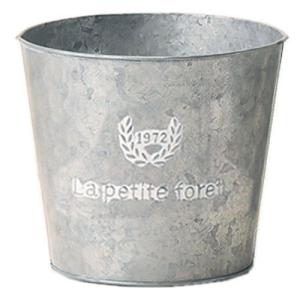 フレンチシルバーブリキ ラウンドS 3389-D ケー・イー・アイ 多肉植物 寄せ植え サボテン