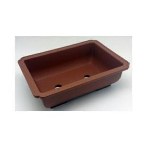長方鉢 8号 ブラウン 大和プラスチック 盆栽 ...の商品画像