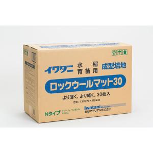 ロックウールマット 30Nタイプ 30枚入 岩谷マテリアル 育苗 苗床