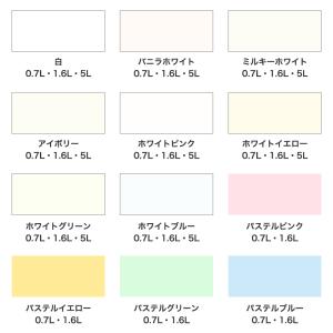NEW水性インテリアカラー屋内カベ 5L ホワ...の詳細画像3