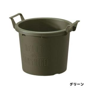 グロウコンテナ 18型 グリーン 鉢皿は別売 大和プラスチック ベジガーデン プランター菜園 ナーセリーポット