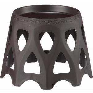 受皿付きスタンド 21型MID ダークブラウン アップルウェアー