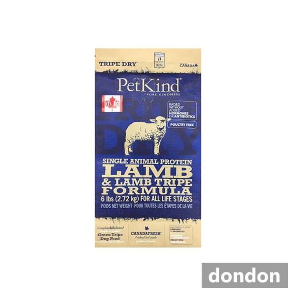 Pet Kind (ペットカインド) トライプドライ ＳＡＰグリーンラムトライプ小粒 2.7Kg