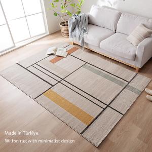 イケア（IKEA） LEN/レーン ラグ133x160 cm グレー/水玉模様（705.890