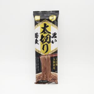 信州そば 信州蕎麦 乾麺 長野県のお土産 信州太切り黒い蕎麦｜donguri-n