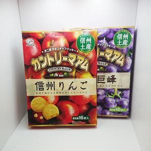 信州長野県のお土産 お菓子 焼き菓子 信州限定不二家チョコチップクッキーカントリーマアム信州りんご味＋信州巨峰味｜donguri-n