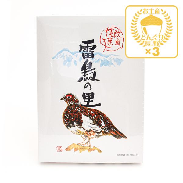 信州長野県のお土産 お菓子 洋菓子 雷鳥の里16枚入×3個（送料込）