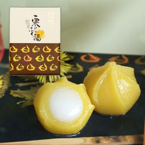 信州長野県のお土産 お菓子 和菓子 栗のふく福餅12個入