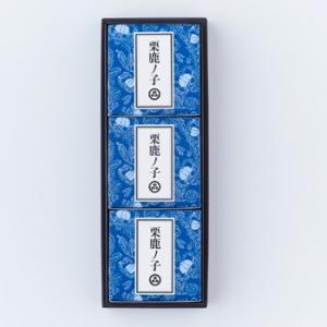 小布施堂栗鹿ノ子ミニ3個入（送料込Y便／明細・のし不可）小布施堂栗鹿の子 かの子 信州長野のお土産