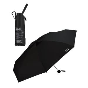 Wpc. ワールドパーティー 日傘 IZA Type LARGE&COMPACT ブラック 58cm 完全遮光 UVカット100% 晴雨兼用 メンズ レディース 折りたたみ傘 ZA010-900-102｜donguri-tree