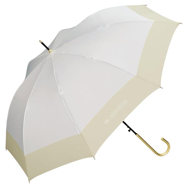 Wpc. ワールドパーティー 2024 雨傘 長傘 オフ 晴雨兼用 親骨58cm ジャンプ 330g...