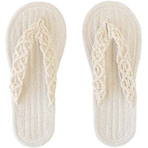 トモコーポレーション ルームサンダル トング 室内シューズ 室内履き スリッパ コットンサンダル 鼻緒 綿122% 夏 足さらさら インド綿スリッパ