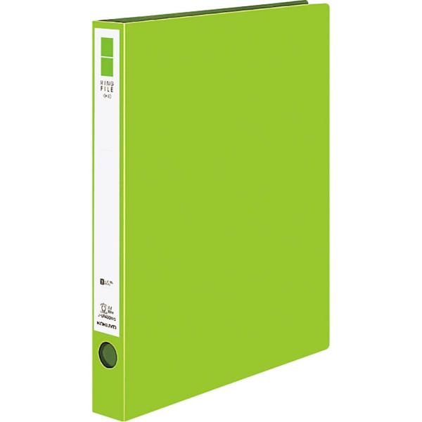KOKUYO コクヨ ファイル リングファイル ER R-PP表紙 A4 縦 2穴 黄緑 フ-UR4...