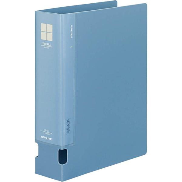 KOKUYO コクヨ ファイル チューブファイル 発泡PP表紙 A4 2穴 600枚収容 青 フ-F...