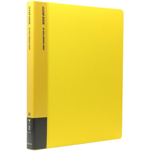 KOKUYO コクヨ ファイル クリアファイル 替紙式 A4 30穴 12枚 黄 ラ-720Y