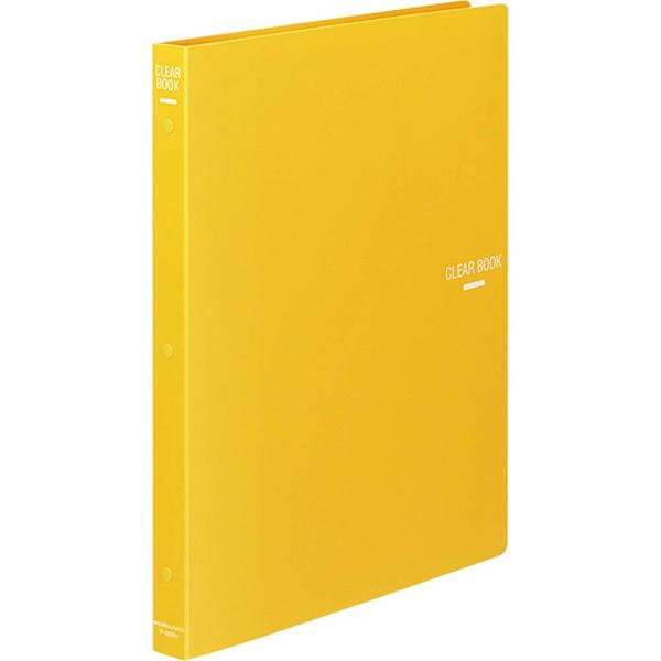 KOKUYO コクヨ ファイル クリアファイル 替紙式 A4縦 30穴 黄 ラ-320Y