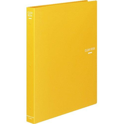 KOKUYO コクヨ クリヤブック 替紙式 A4縦 30穴 23枚ポケット 黄 ラ-460Y