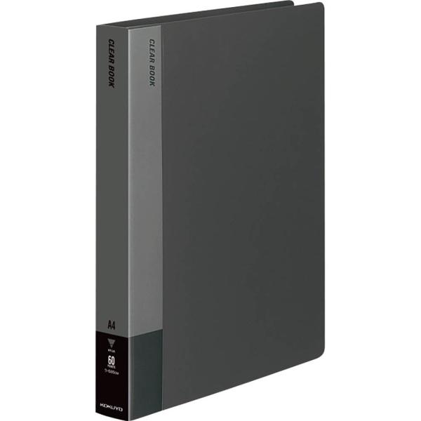 KOKUYO コクヨ ファイル クリアファイル A4 60枚 グレー ラ-585DM