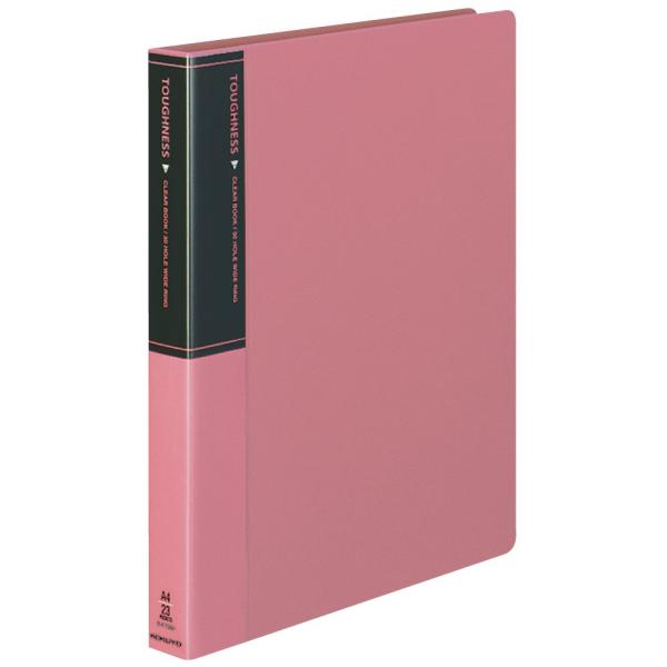 KOKUYO コクヨ ファイル クリヤブック タフネス 替紙式 A4縦 30穴 23枚 ピンク ラ-...