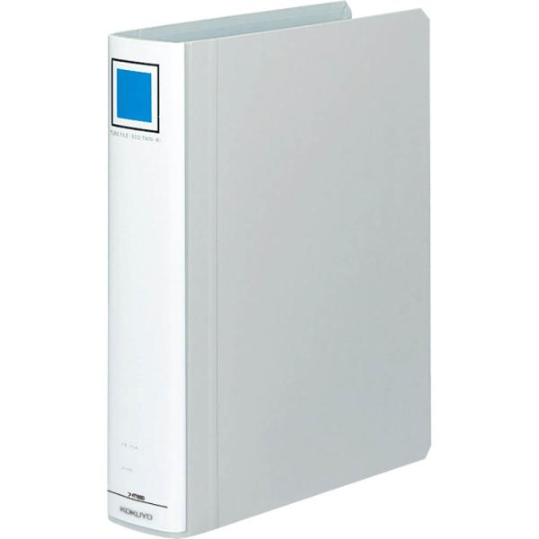 KOKUYO コクヨ パイプ式ファイル エコツインR 両開き A4 2穴 500枚 シルバー フ-R...