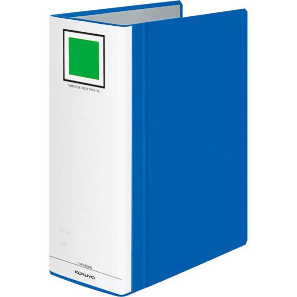 KOKUYO コクヨ ファイル パイプ式ファイル エコツインR 両開き 間伐材使用 A4 2穴 10...