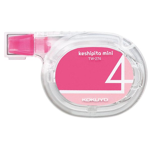 KOKUYO コクヨ 修正テープ ケシピタミニ 幅4mmx長さ6m ピンク TW-274