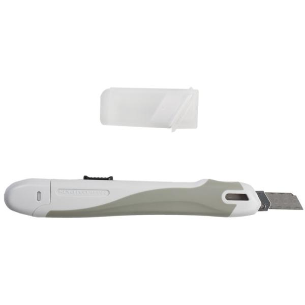 KOKUYO コクヨ カッターナイフ フレーヌ 安心構造 標準型 白 HA-S100W
