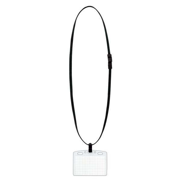 KOKUYO コクヨ 吊り下げ名札セット アイドプラス ソフト 名刺サイズ 黒 ナフ-S180ND