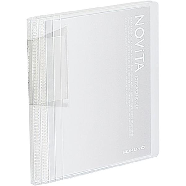 KOKUYO コクヨ ファイル ポストカードホルダー ノビータ A6 60枚 透明 ハセ-N60T