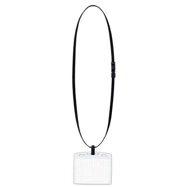 KOKUYO コクヨ 吊り下げ名札セット アイドプラス ソフト 特大サイズ 黒 ナフ-S188D