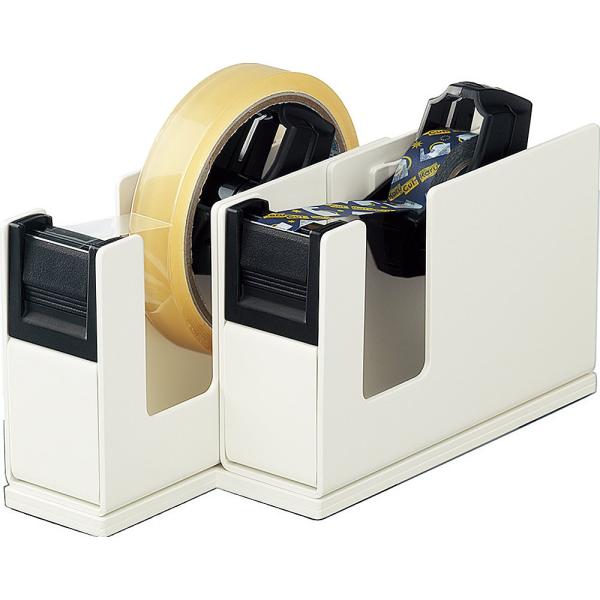 KOKUYO コクヨ テープカッター カルカット 2連タイプ ライトグレー T-SM110LM